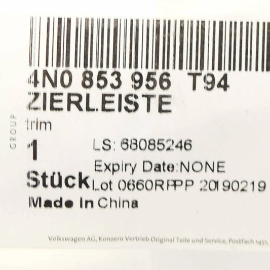 NEW AUDI A8 4N D5 REAR RIGHT TAILLIGHT COVER TRIM 4N0853956T94 ORIGINAL