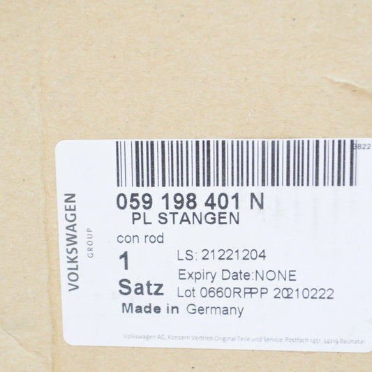 NEW AUDI A4 B9 CONNECTING RODS KIT 059198401N ORIGINAL