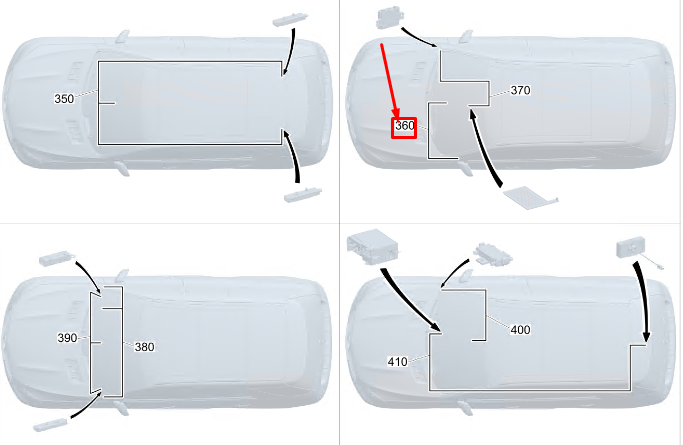new mercedes-benz eqc gps antenna wiring harness a2935407500 original
