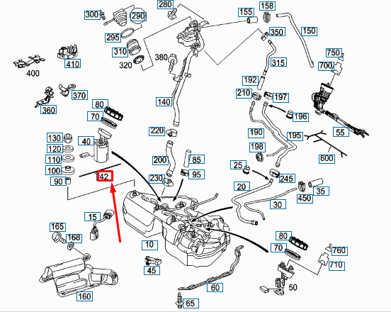 NEW MB E W211 AMG ADAPTER LINE WLECTRICAL WIRING HARNESS A2115400700 ORIGINAL