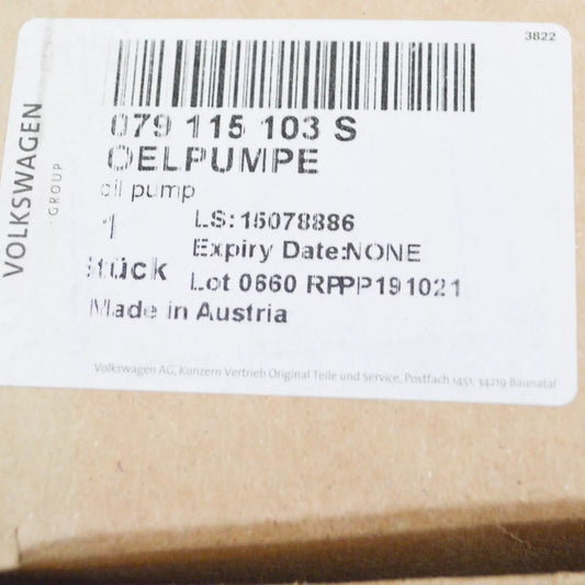 NEW AUDI Q7 4L ENGINE OIL PUMP 079115103S ORIGINAL