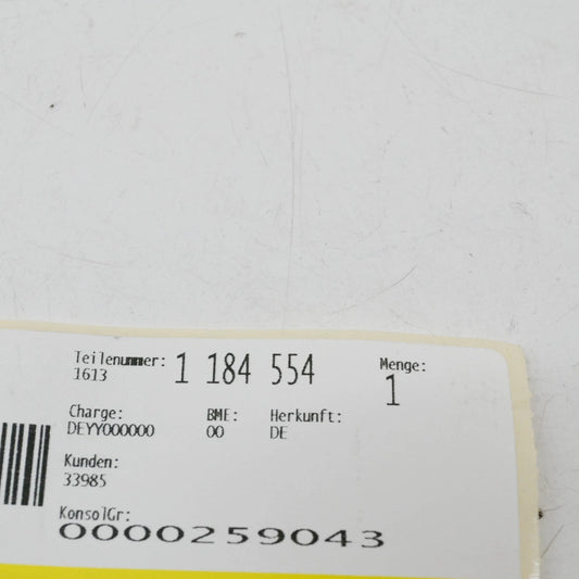 NEW BMW 7 E38 FUEL VENT PIPE 16131184554 1184554 ORIGINAL