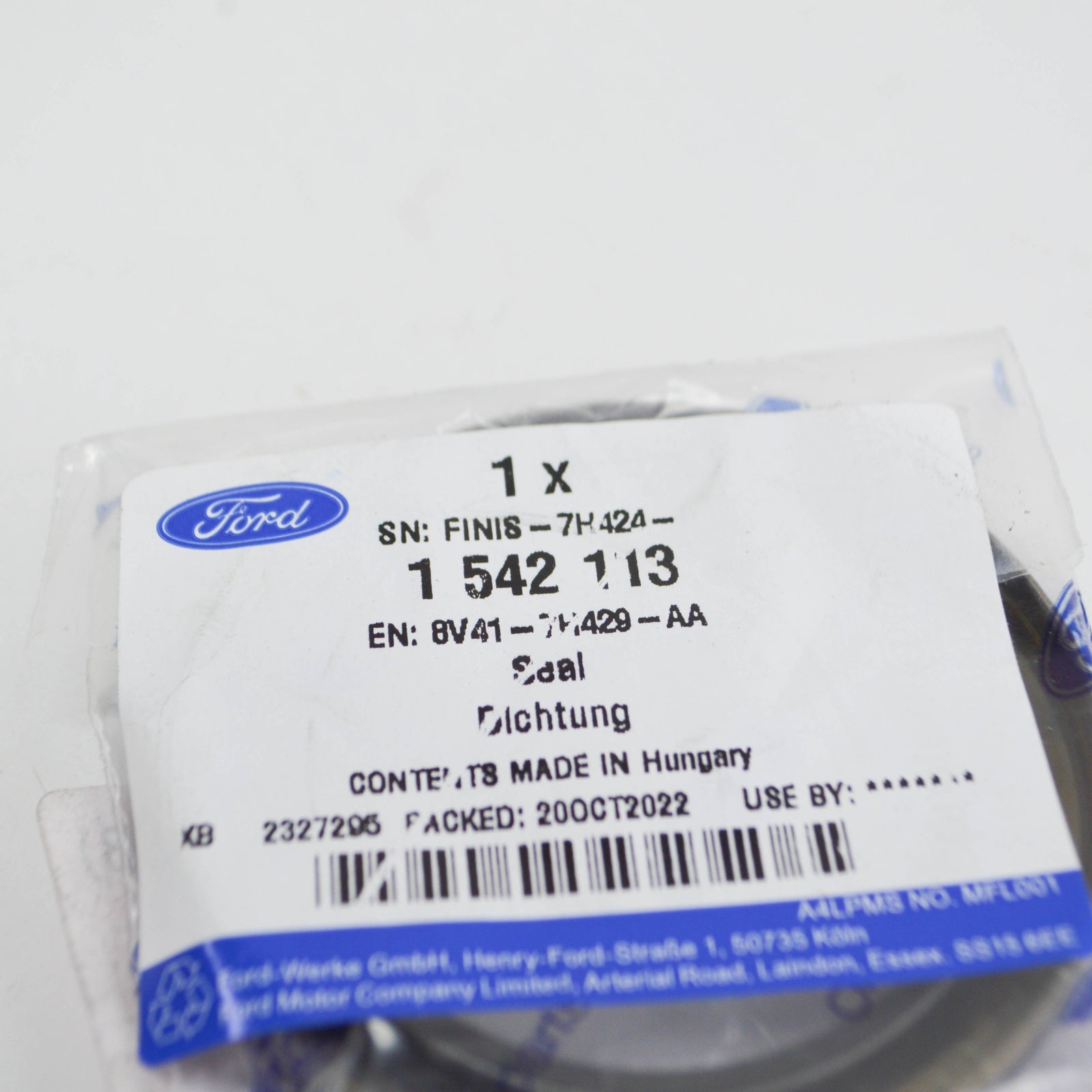 new ford kuga mk1 c394 transfer drive case right outer seal 1542113 original