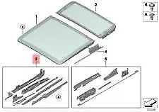 NEW BMW X3 E83 ROOF SUNROOF REPAIR KIT FOR SHADE FRONT 54107199478 7199478