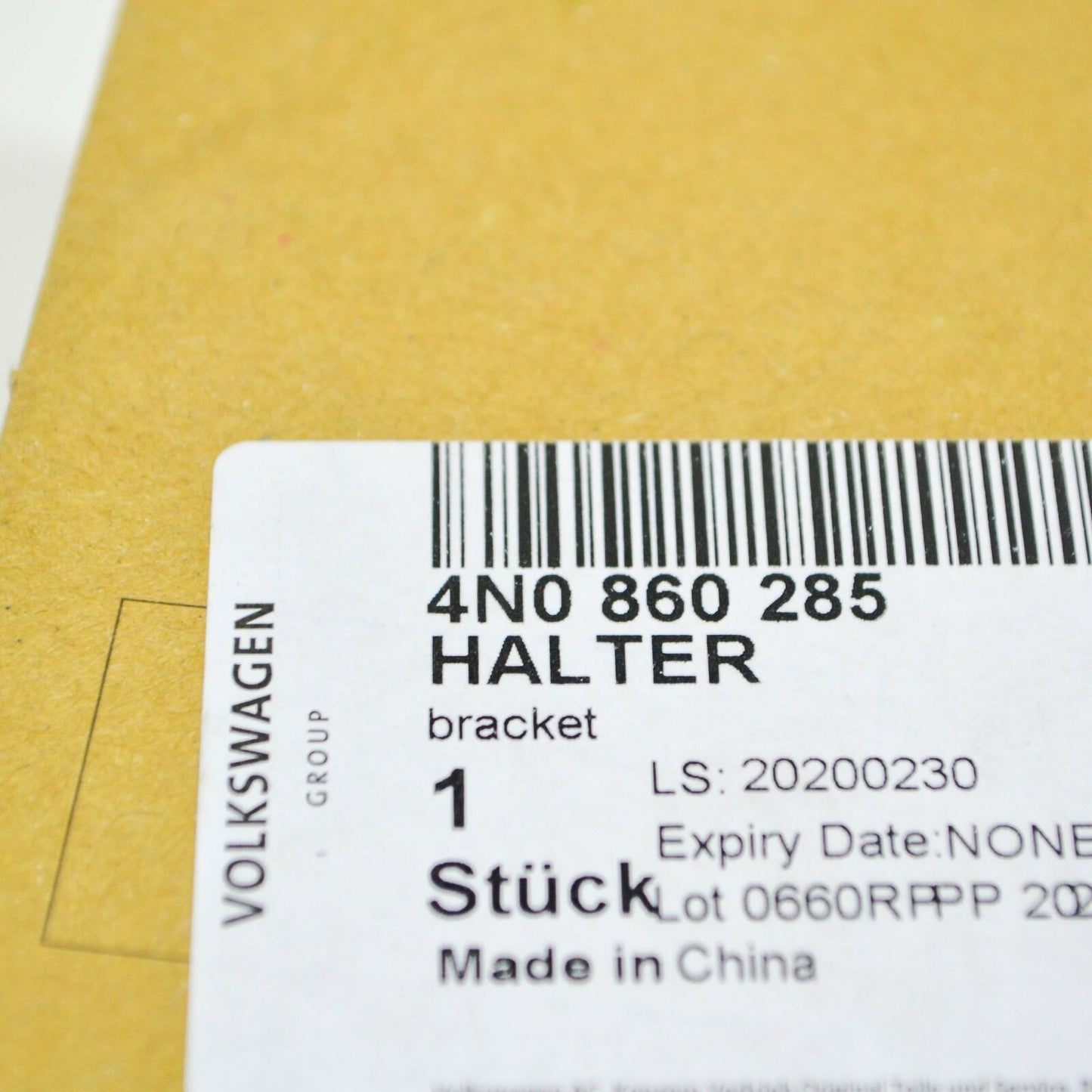 NEW AUDI A8 4N WARNING TRIANGLE BRACKET 4N0860285 ORIGINAL