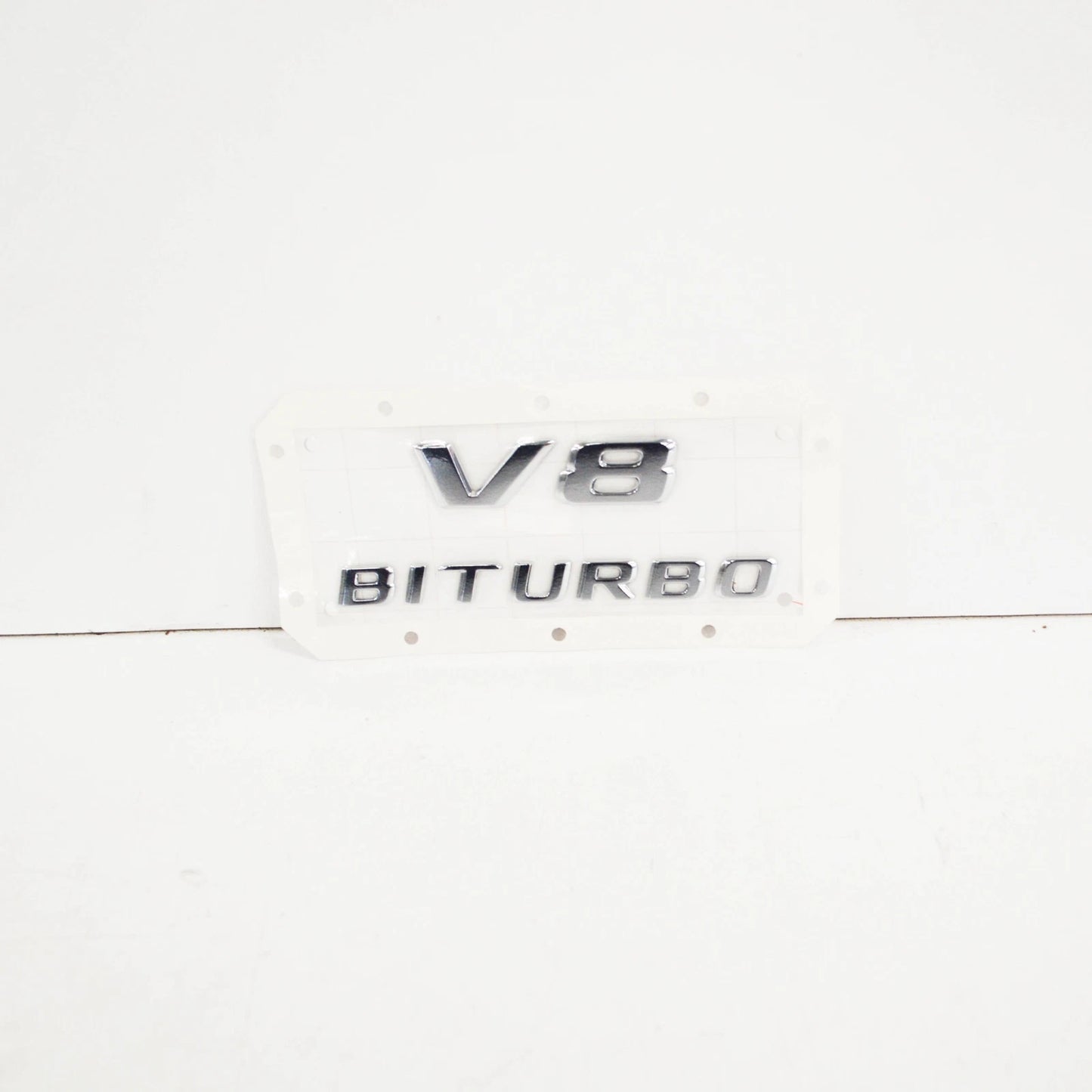 NEW MERCEDES BENZ GLS X166 V8 BITURBO EMBLEM BADGE LOGO A1668175600 ORIGINAL