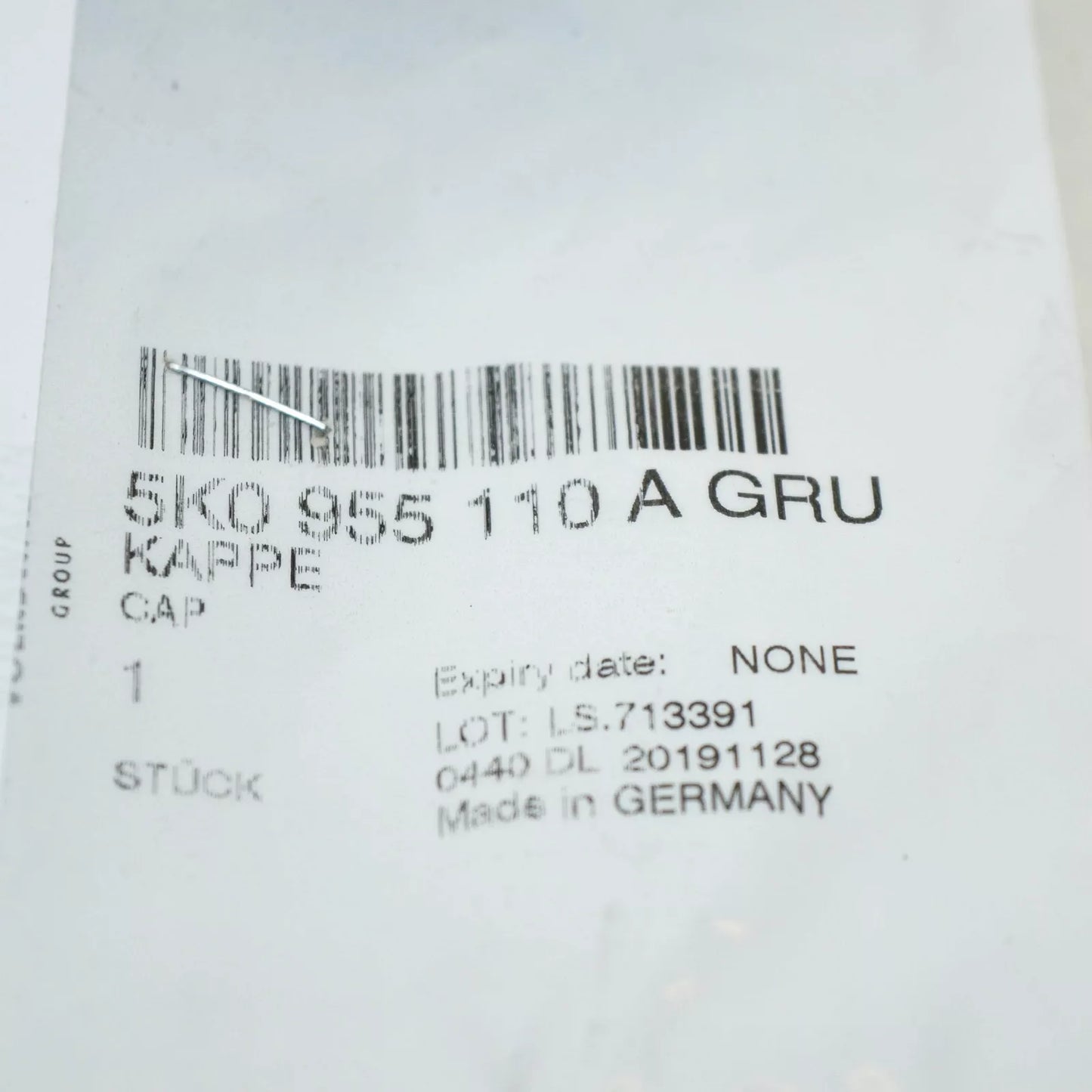 NEW VOLKSWAGEN GOLF MK6 RIGHT HEADLIGHT WASHER COVER 5K0955110AGRU 2011 ORIGINAL