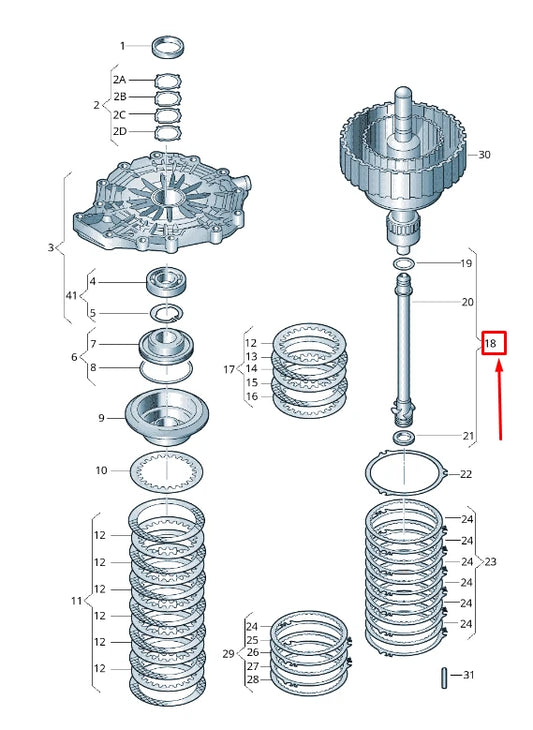 NEW AUDI A6 AVANT C6 TRANSMISSION OIL PIPE 01J323530G ORIGINAL