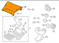 NEW BMW X5 E53 SUCTION SILENCER INTAKE MANIFOLD 13711437100 ORIGINAL