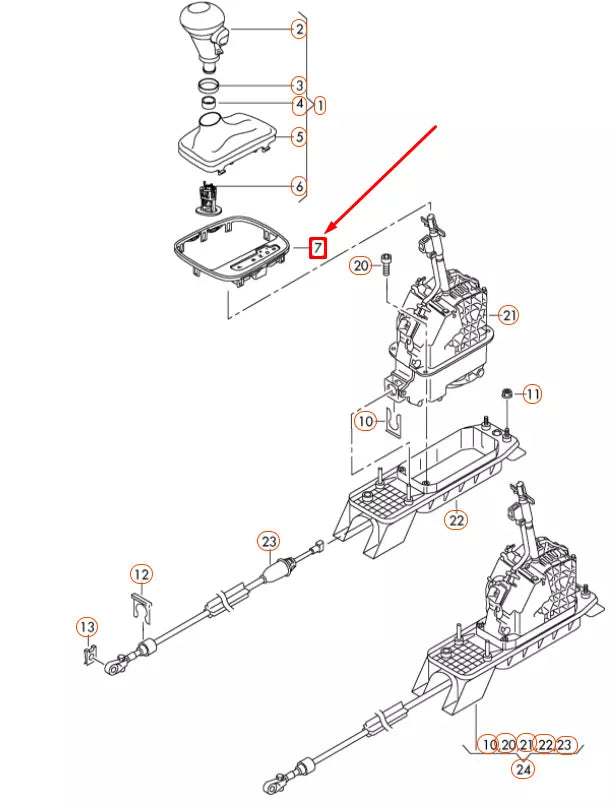 NEW AUDI A1 8X GEAR SHIFTING SELECTOR DISPLAY UNIT LHD 8P1713463A ORIGINAL