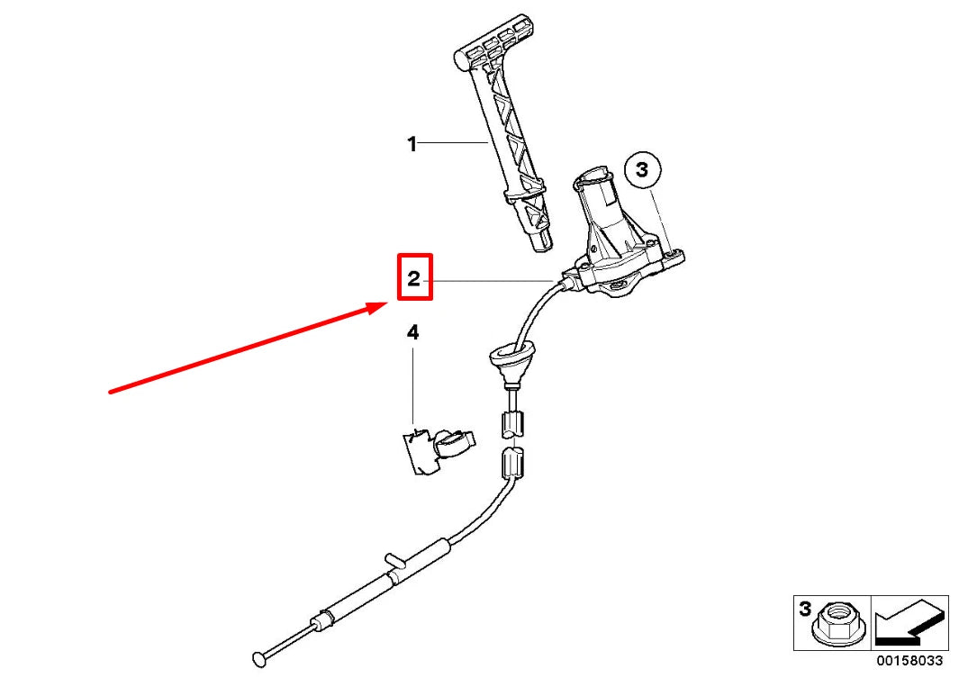 NEW BMW X5 E70 HAND PARKING BRAKE EMERGENCY RELEASE 24507590202 7590202 ORIGINAL