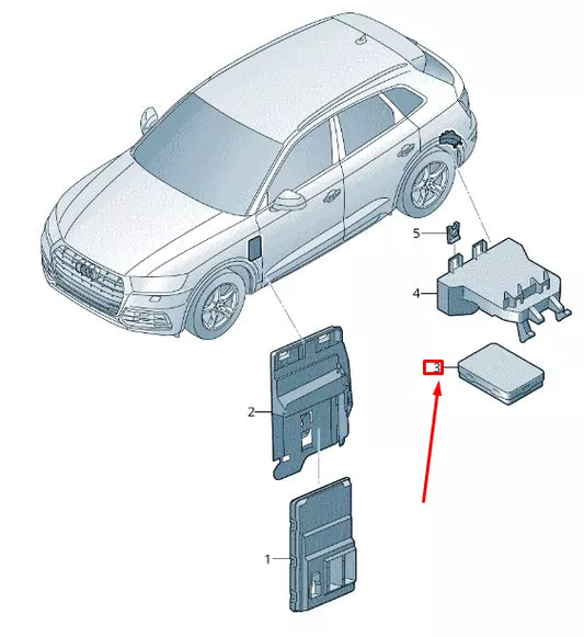 NEW AUDI Q5 80A COMFORT CENTRAL ELECTRONIC CONTROL UNIT 4N0907064DP ORIGINAL