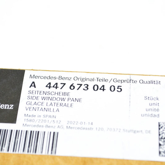NEW MERCEDES-BENZ VITO TOURER W447 FRONT RIGHT DOOR WINDOW A4476730405