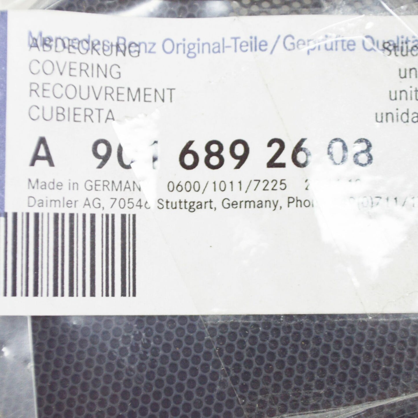 NEW MB SPRINTER W903 INSTRUMENT PANEL LEFT LOUDSPEAKER COVER A9016892608