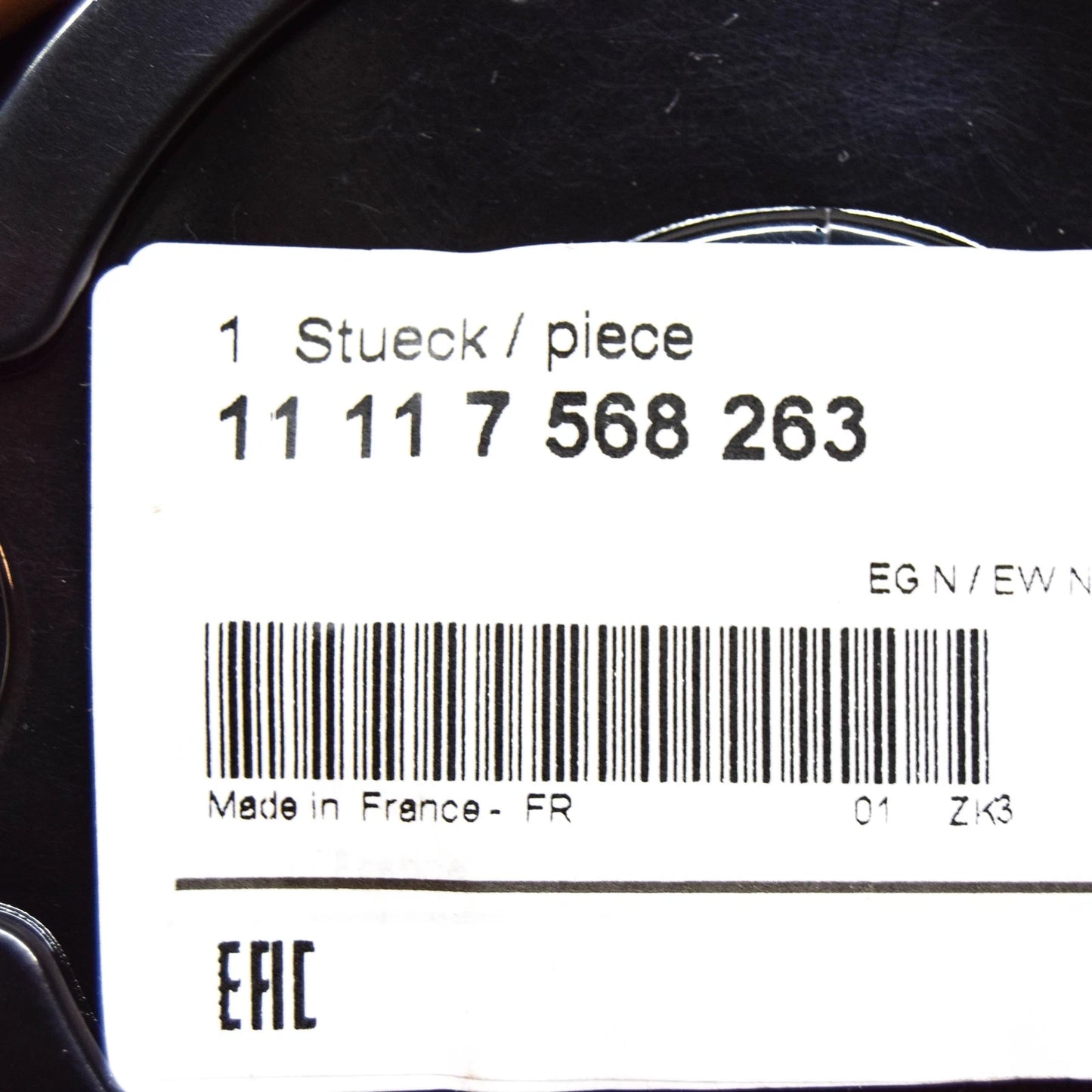 NEW BMW 1 F21 CRANKSHAFT OIL SEAL 7568263 11117568263 ORIGINAL