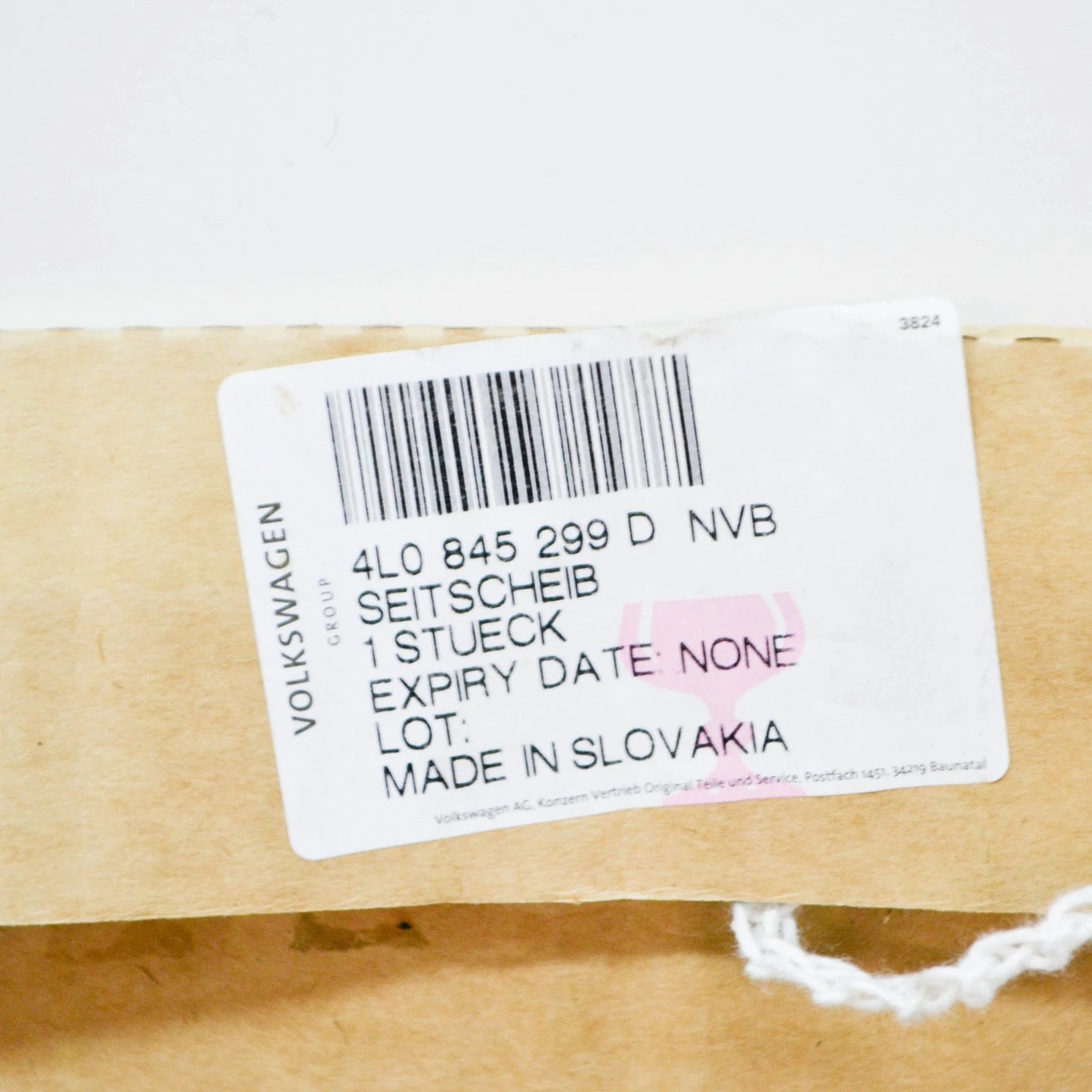 NEW AUDI Q7 4L REAR LEFT SIDE WINDOW QUARTER GLASS 4L0845299DNVB ORIGINAL