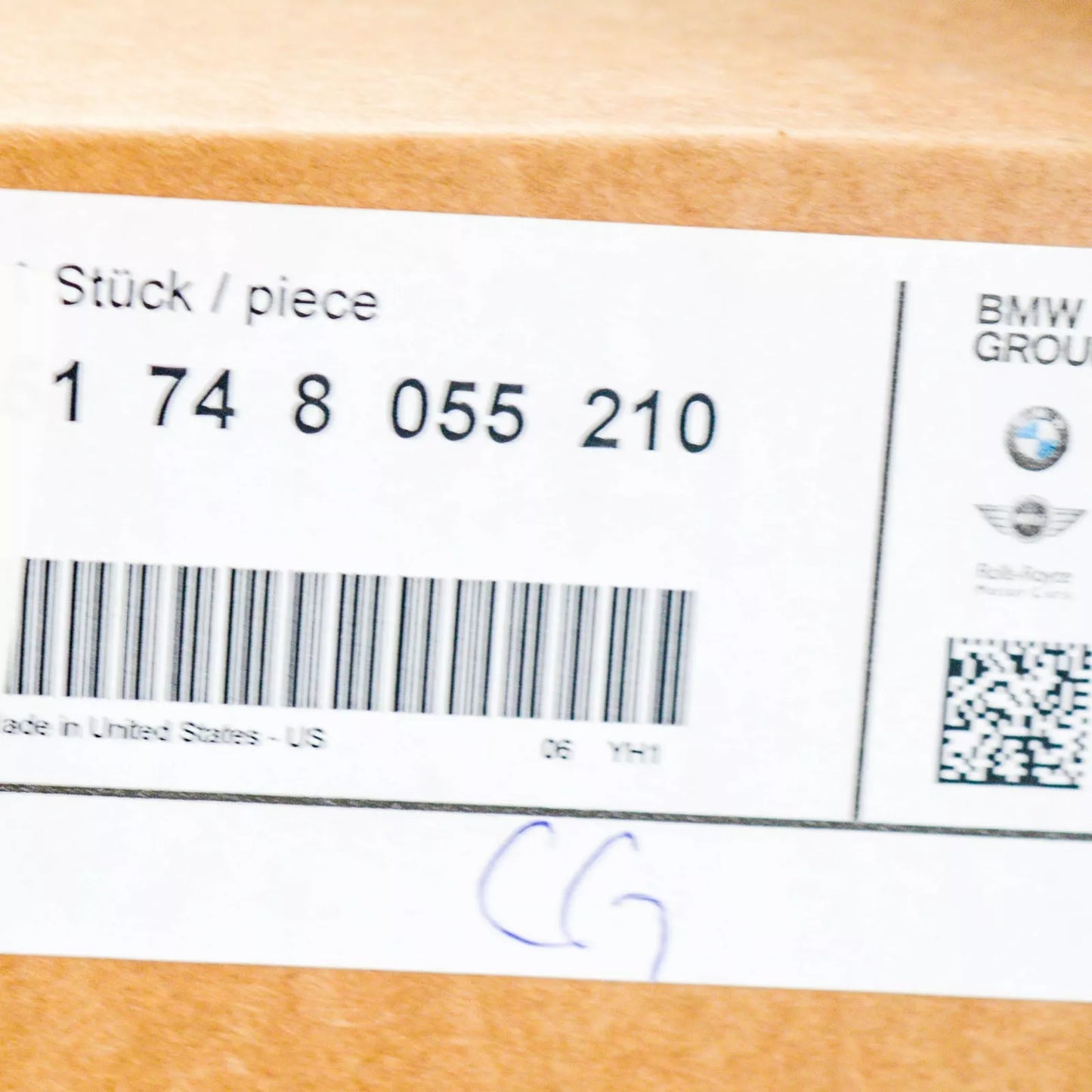 NEW BMW X5 F15 FRONT RIGHT BRAKE AIR DUCT M 51748055210 8055210 2015 ORIGINAL