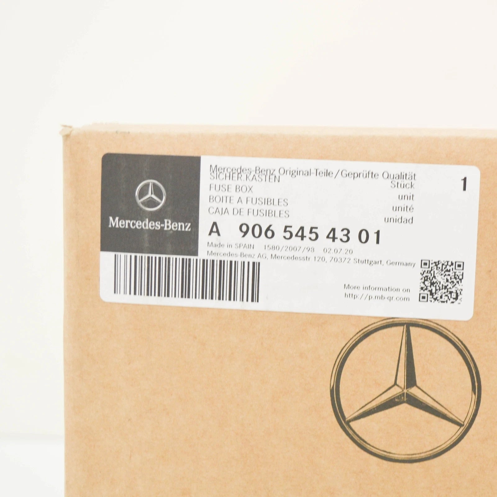 NEW MERCEDES-BENZ SPRINTER W906 FUSE BOX A9065454301 ORIGINAL
