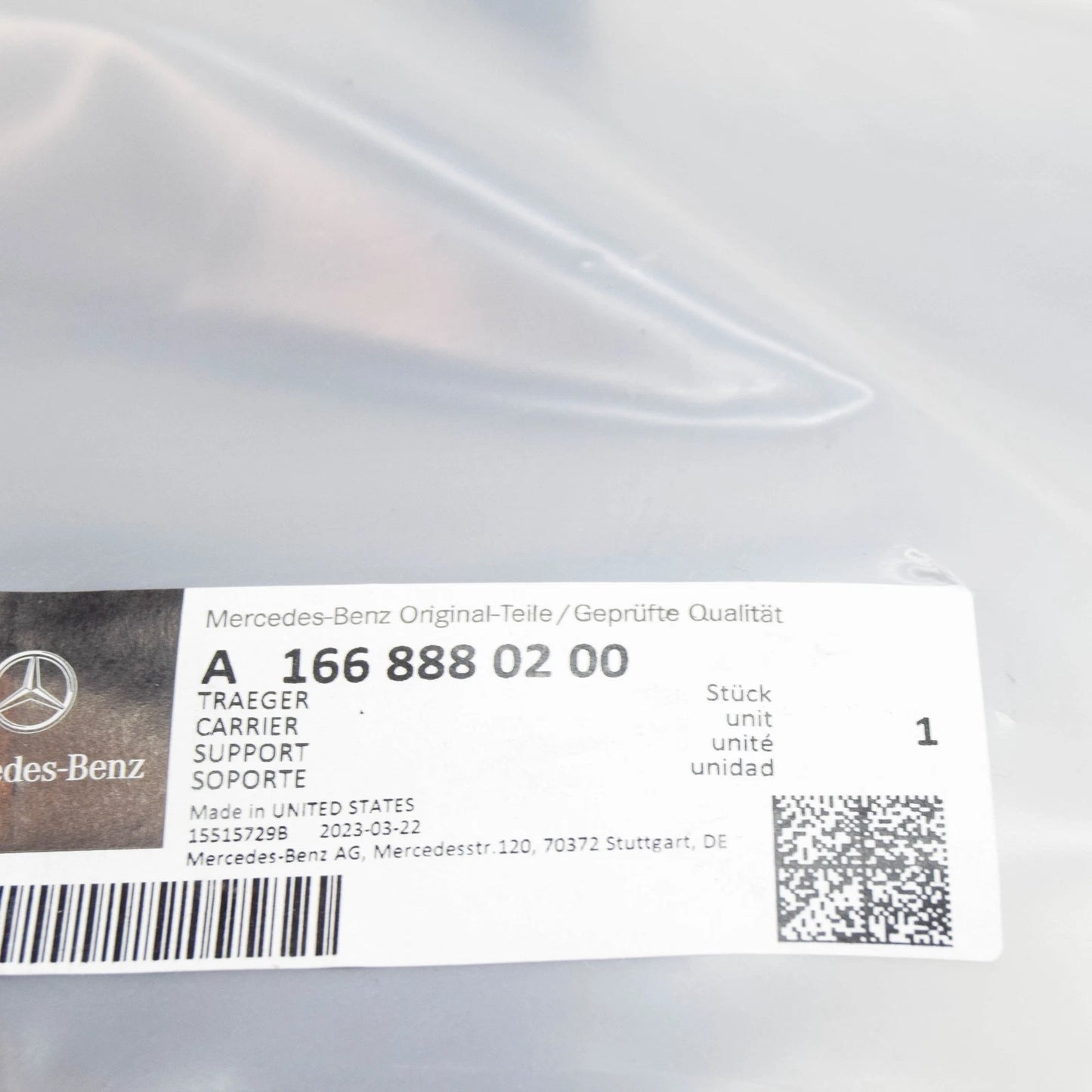 NEW MERCEDES-BENZ GLS X166 FRONT BUMPER RADIATOR GRILLE A1668880200 ORIGINAL