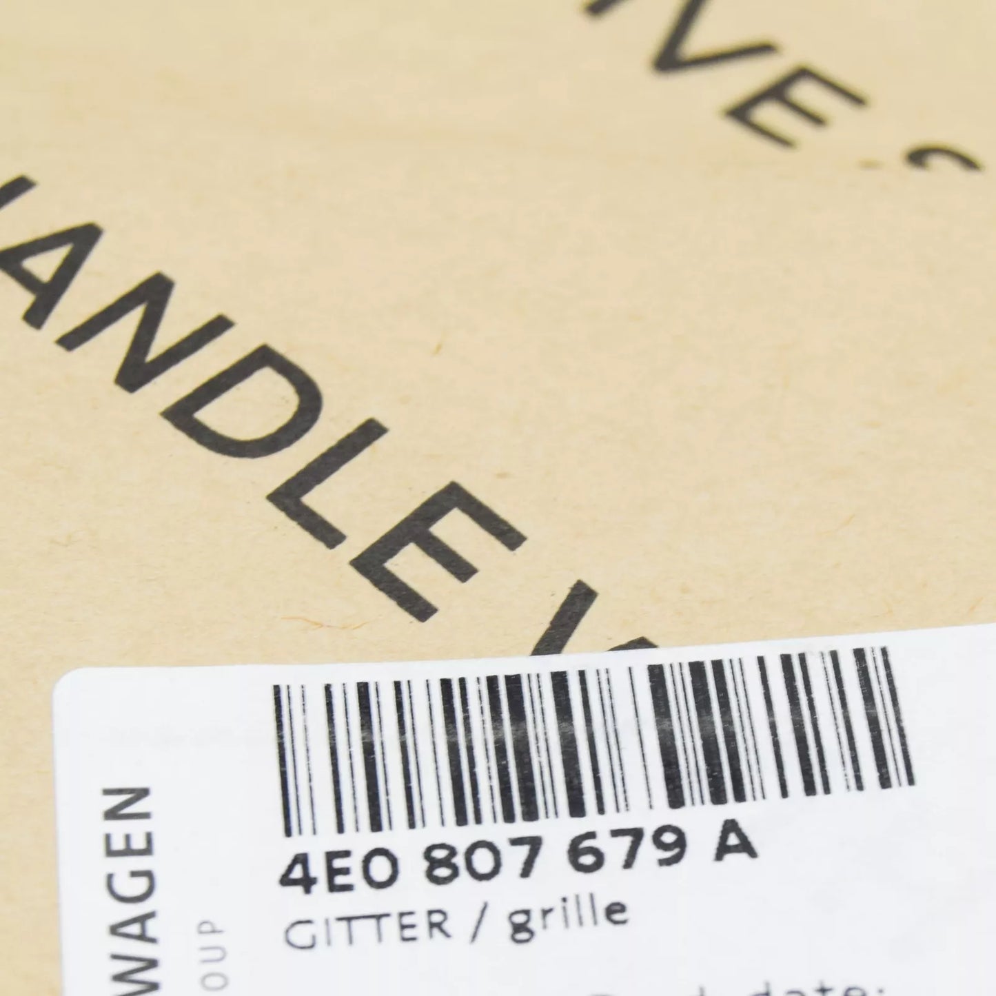 NEW AUDI A8 D3 4E FRONT BUMPER LEFT FOG LIGHT GRILLE 4E0807679A ORIGINAL