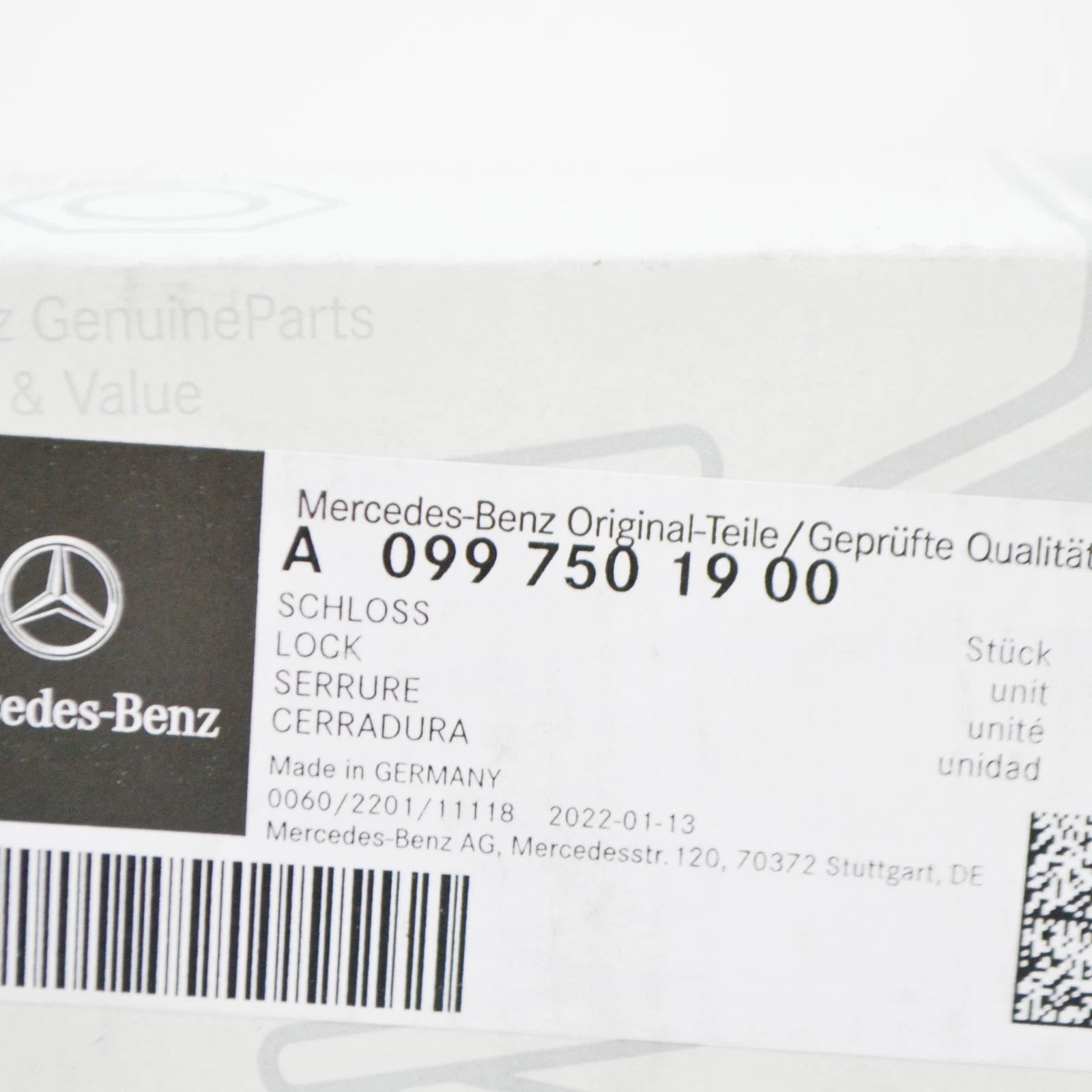 NEW MERCEDES-BENZ CLS C257 REAR LID LOCK A0997501900 ORIGINAL