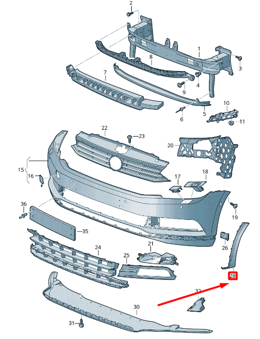 new volkswagen passat b8 3g front right wheel cover trim 3g0807258bmi1 original