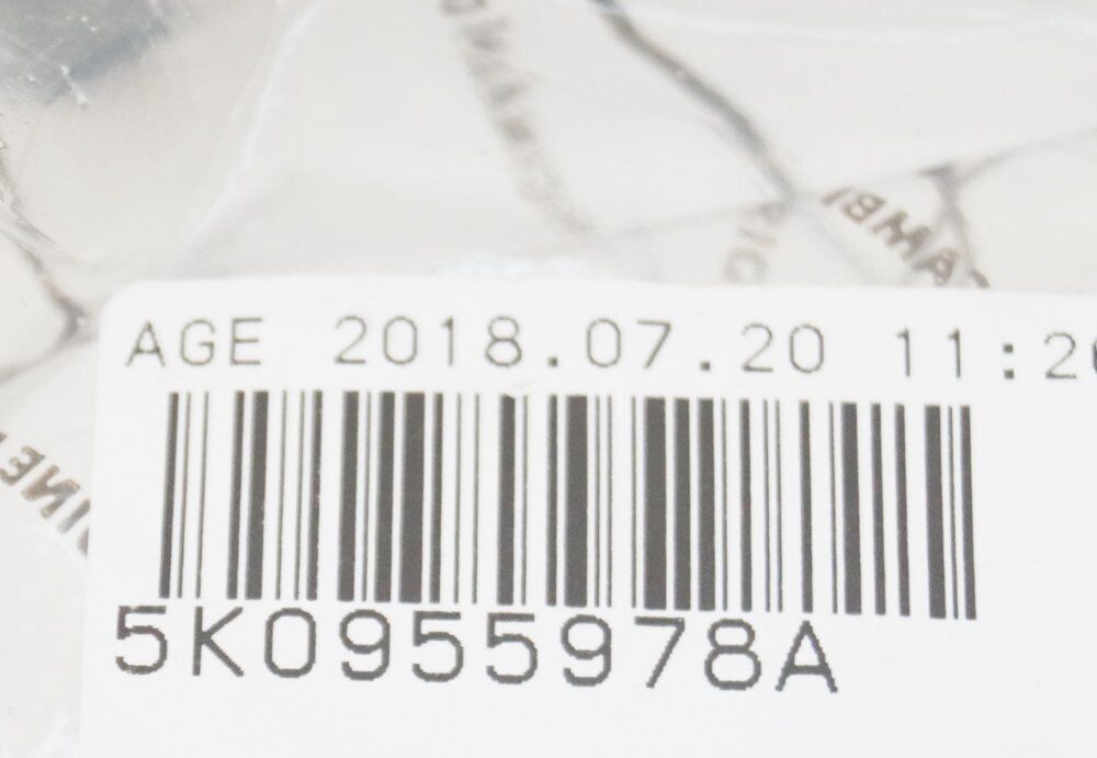 NEW VOLKSWAGEN GOLF MK6 HEADLIGHT WASHER SPRAY NOZZLE PUMP 5K0955978A ORIGINAL