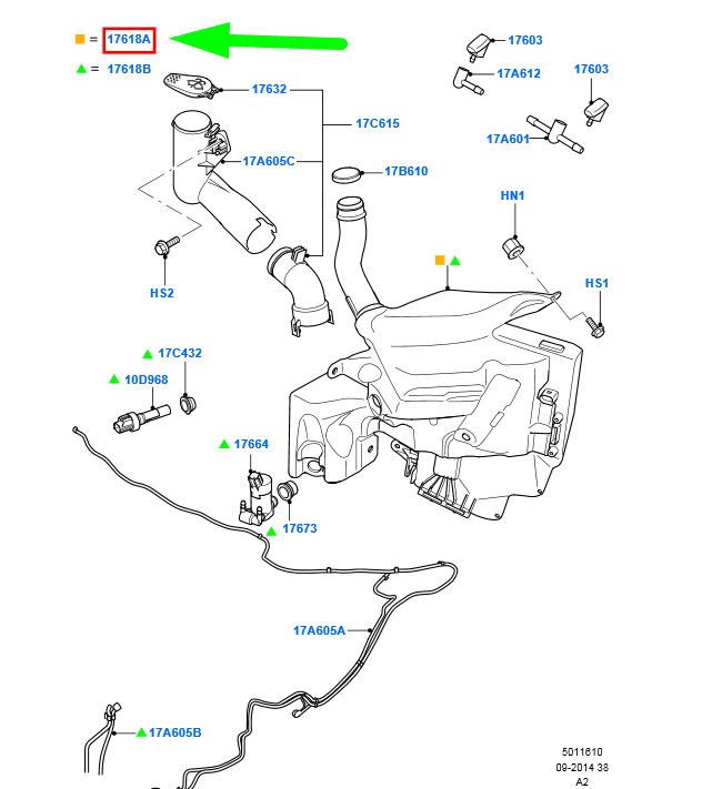 new ford mondeo mk4 windscreen washer tank 6m21-13k163-af 1486420 original