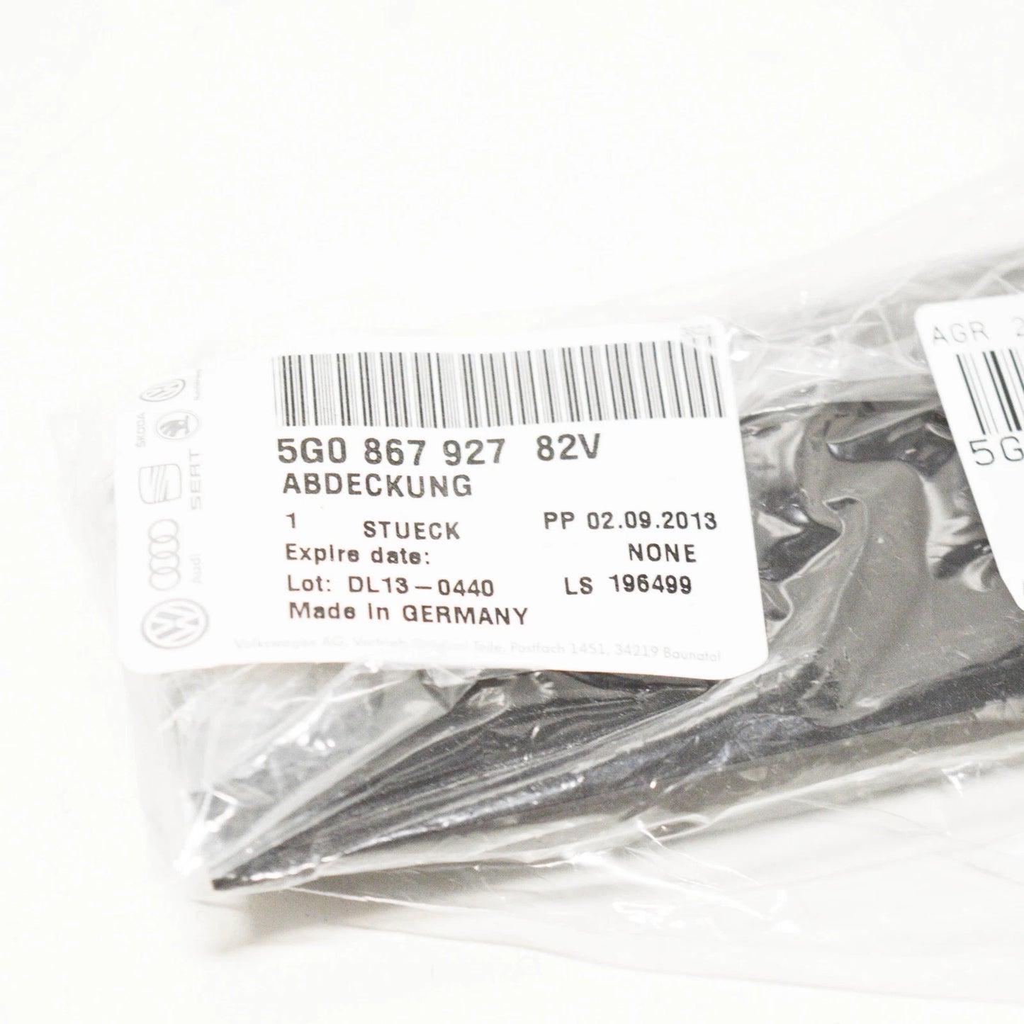 NEW VW GOLF MK7 INTERIOR REAR VIEW MIRROR BACK COVER 5G086792782V ORIGINAL