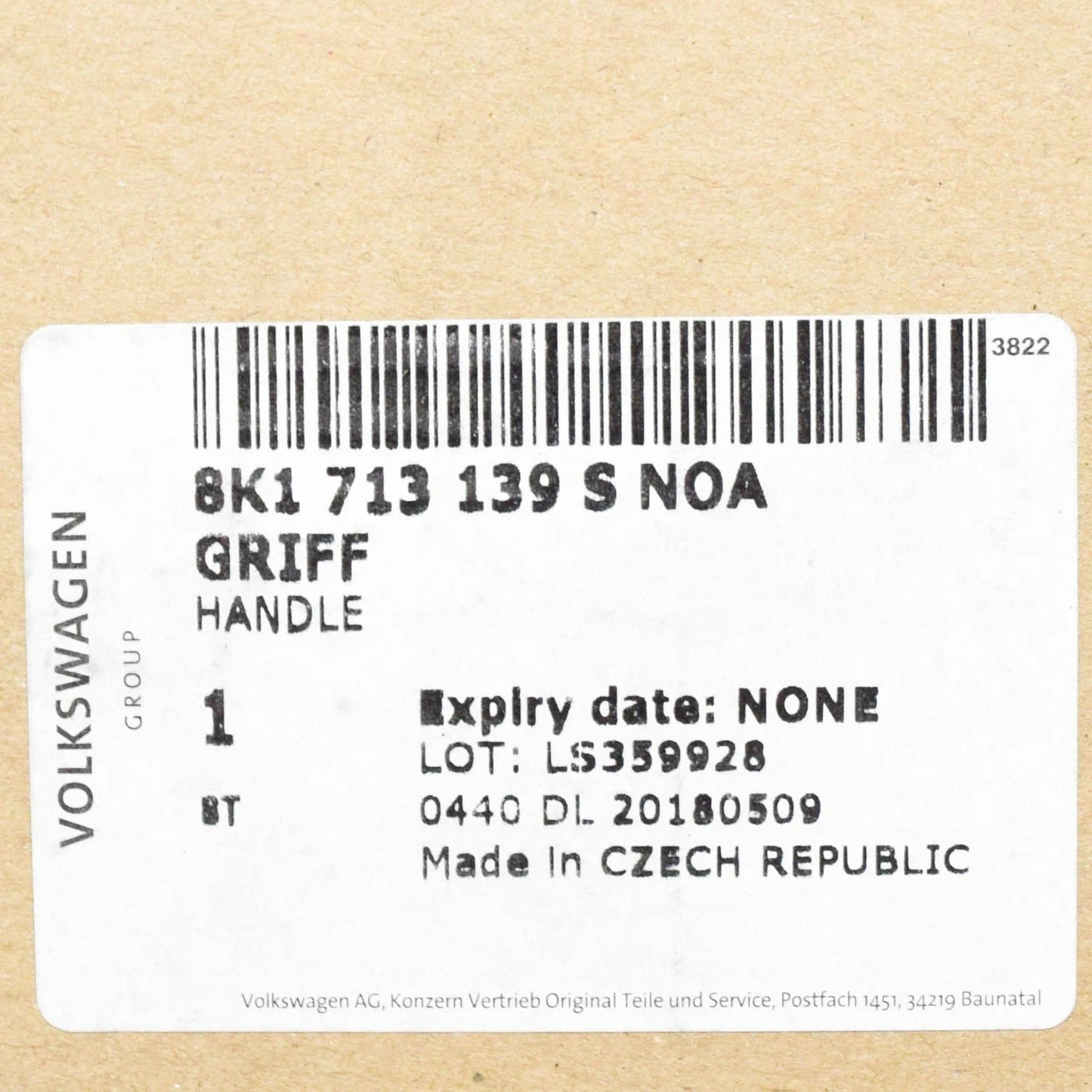 NEW AUDI A4 A5 Q5 SHIFT KNOB BLACK LEATHER LHD 8K1713139SNOA