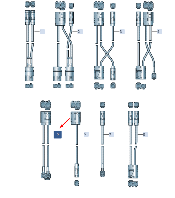 new skoda superb mk3 aerial cable 3v9035550a original
