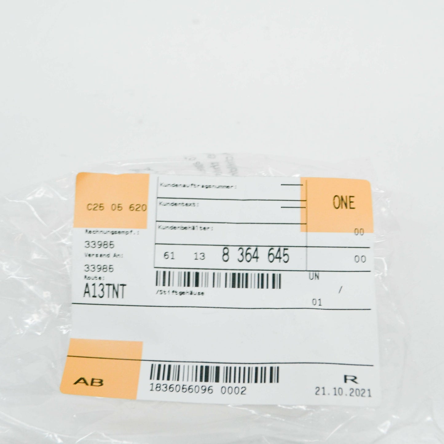 new bmw 5 e60 wiring cable plug terminal connector 8364645 61138364645 original