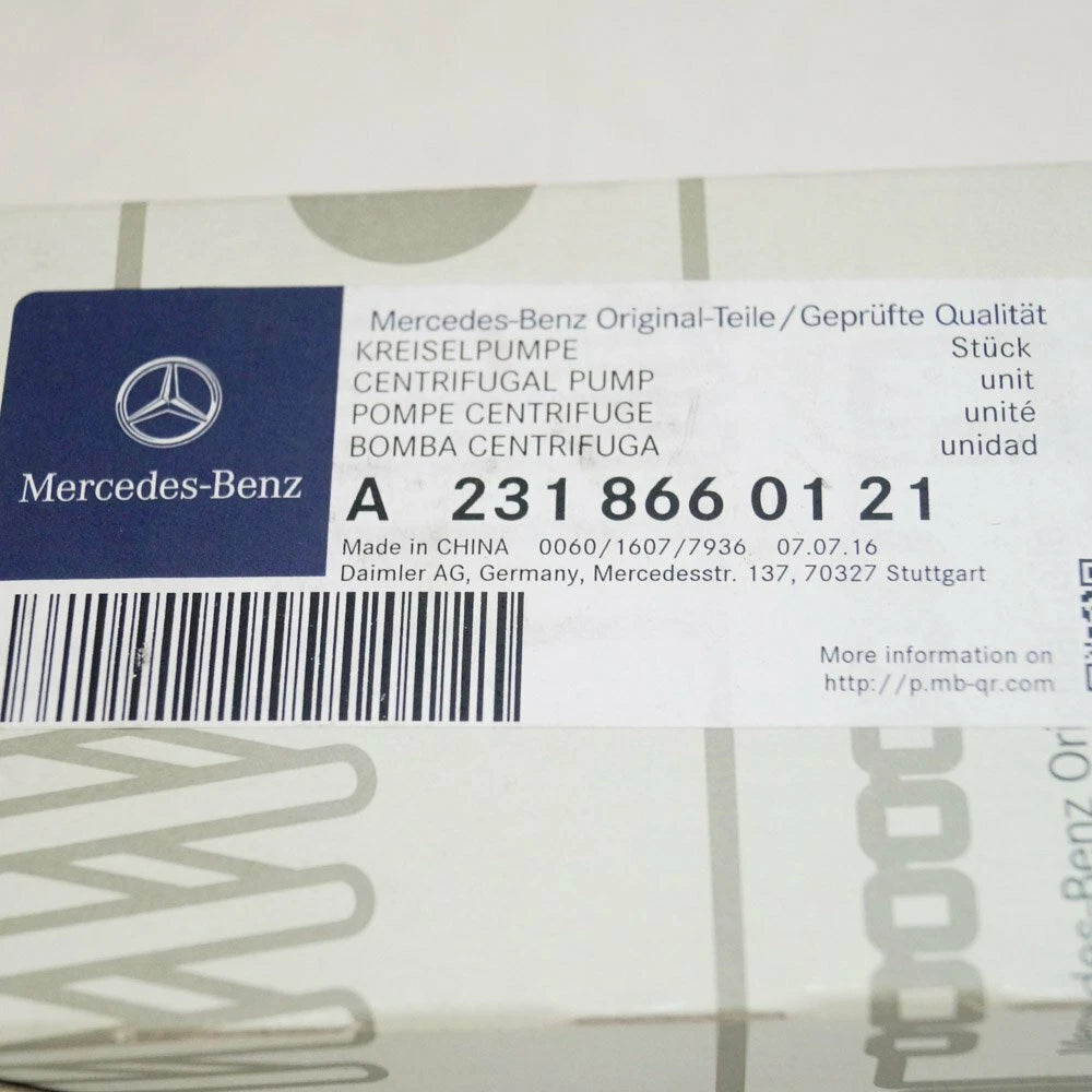 NEW MERCEDES BENZ SL R231 WASHER MOTOR PUMP A2318660121 ORIGINAL