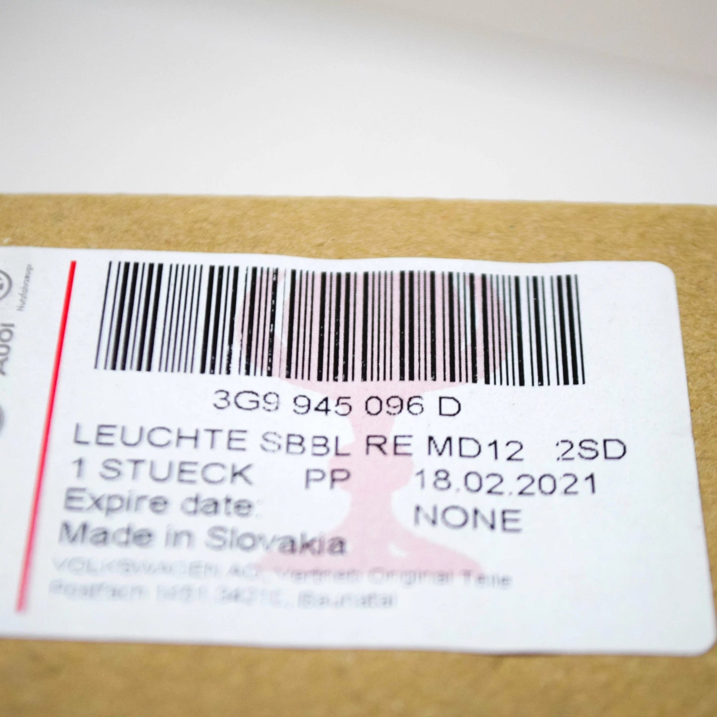 NEW VOLKSWAGEN PASSAT B8 REAR RIGHT TAILLIGHT LAMP 3G9945096D ORIGINAL