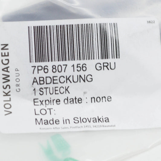NEW VW TOUAREG 7P FRONT BUMPER RIGHT TOWING EYE COVER 7P6807156GRU ORIGINAL