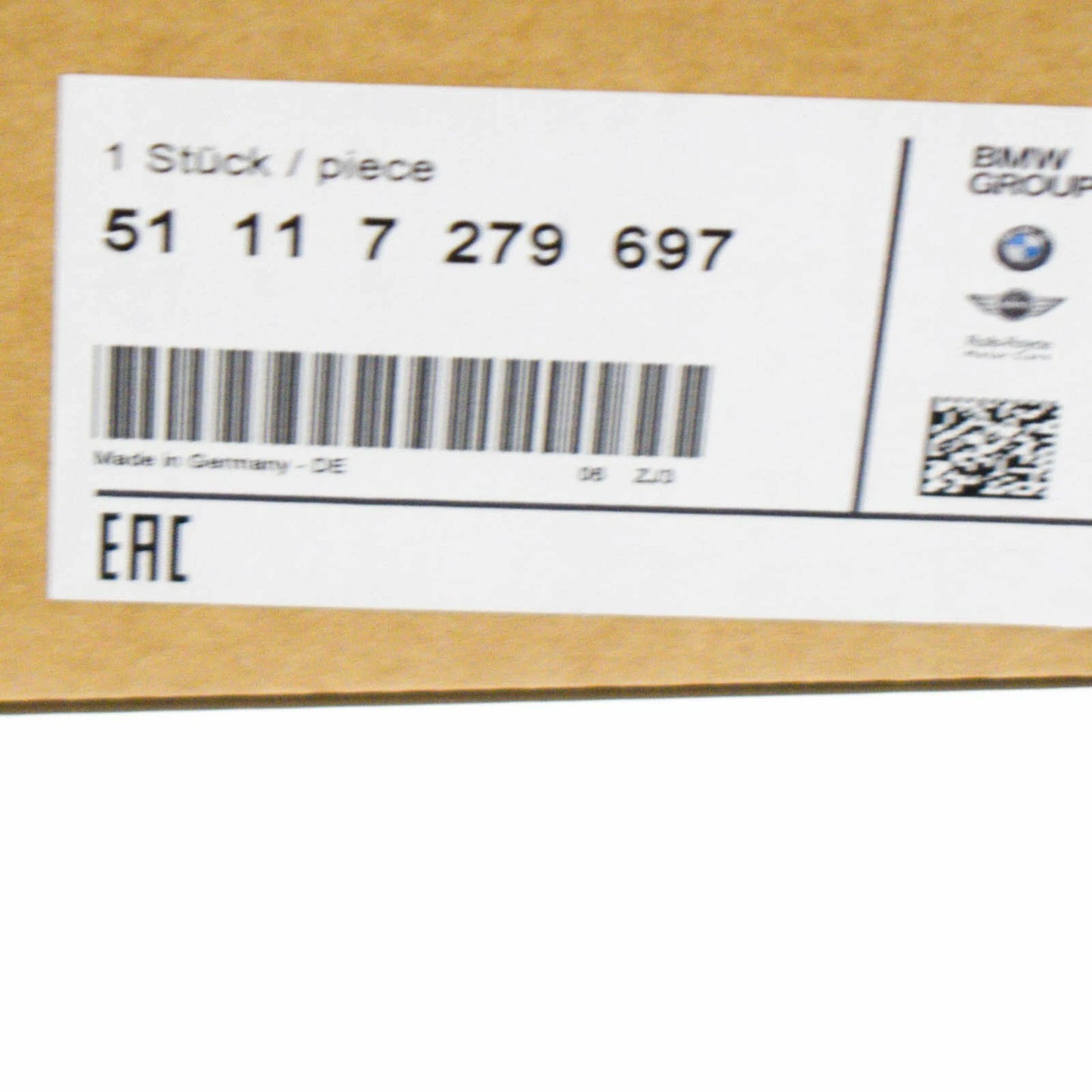 NEW BMW 3 F30 LEFT FOG LIGHT GRILLE TRIM 51117279697 7279697 2014