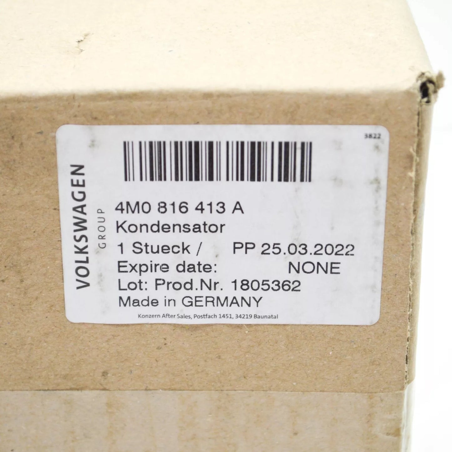 NEW AUDI A6 C8 A/C CONDENSER 4M0816413A ORIGINAL