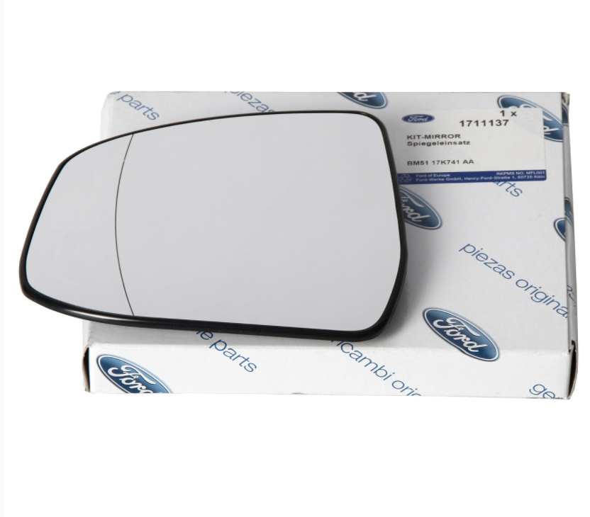 new ford focus c346 mk3 front left door mirror glass lhd 1711137 original