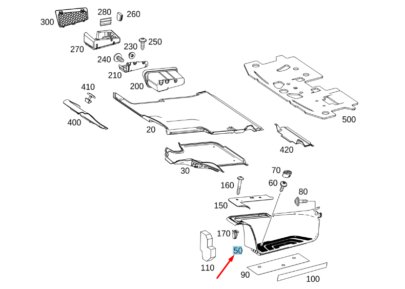 new mercedes-benz sprinter w907 front left entrance trim a91068601009051