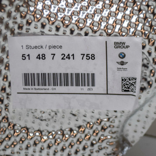 NEW BMW 1 F21 RIGHT ENGINE HEAT SHIELD PROTECTION 51487241758 ORIGINAL
