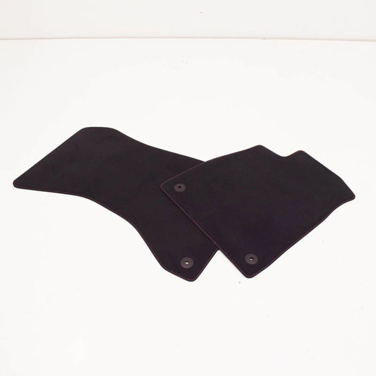 NEW AUDI A4 AVANT B9 VELOUR BLACK FRONT FLOOR MAT SET 8W1863691BBMU LHD