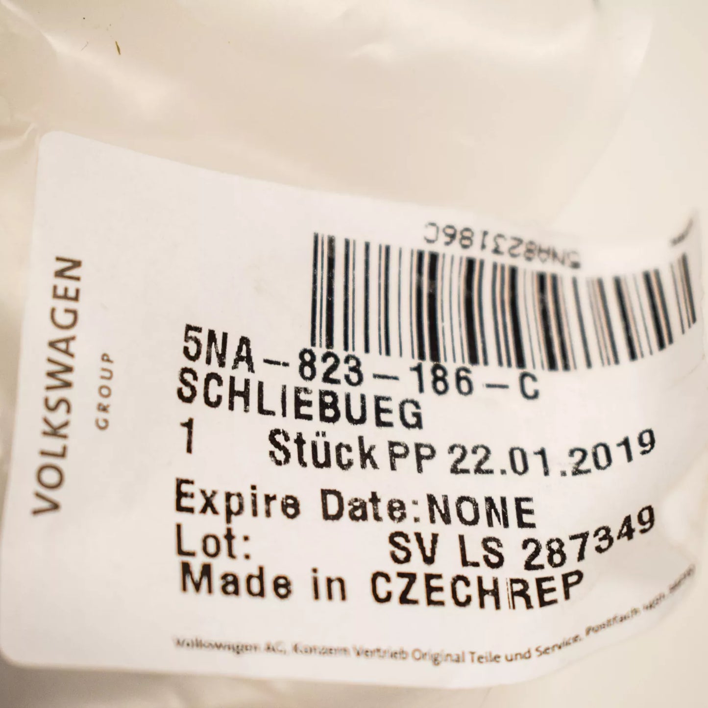 NEW VOLKSWAGEN TIGUAN MK1 FRONT BONNET HOOD SAFETY CATCH 5NA823186C