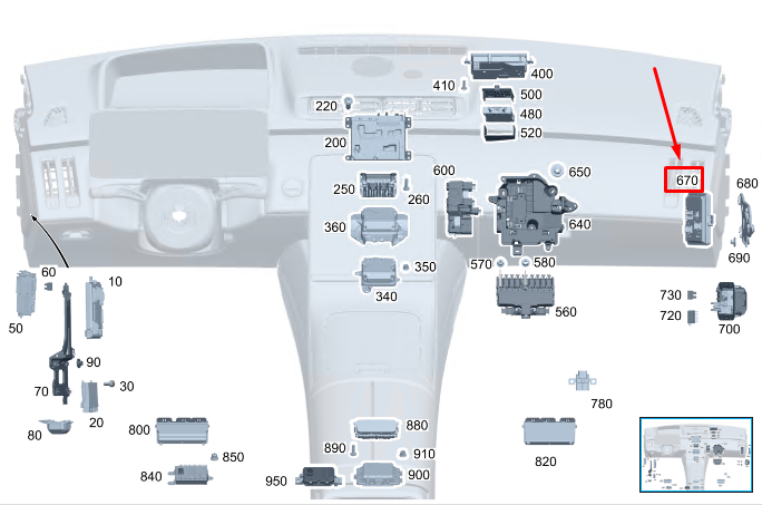 NEW MERCEDES-BENZ S W223 IGNITION SWITCH CONTROL UNIT A2069002611 ORIGINAL