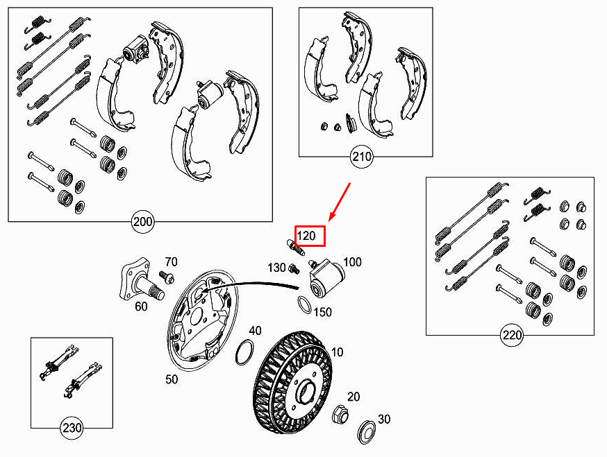new mercedes-benz citan w415 rear wheel bleed valve a4154210165 original