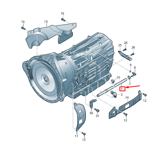 NEW VW TOUAREG 7P MK2 GEAR HOUSING BREATHER ASSY 0C8301047B ORIGINAL