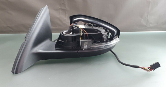 new skoda octavia 5e mk3 front left side wing mirror lhd 5e1857507ak original