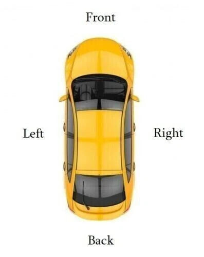 AUDI A7 11-16 LEFT N/S FRONT DOOR MIRROR TRIANGLE CORNER TRIM BLACK 12-17 NEW