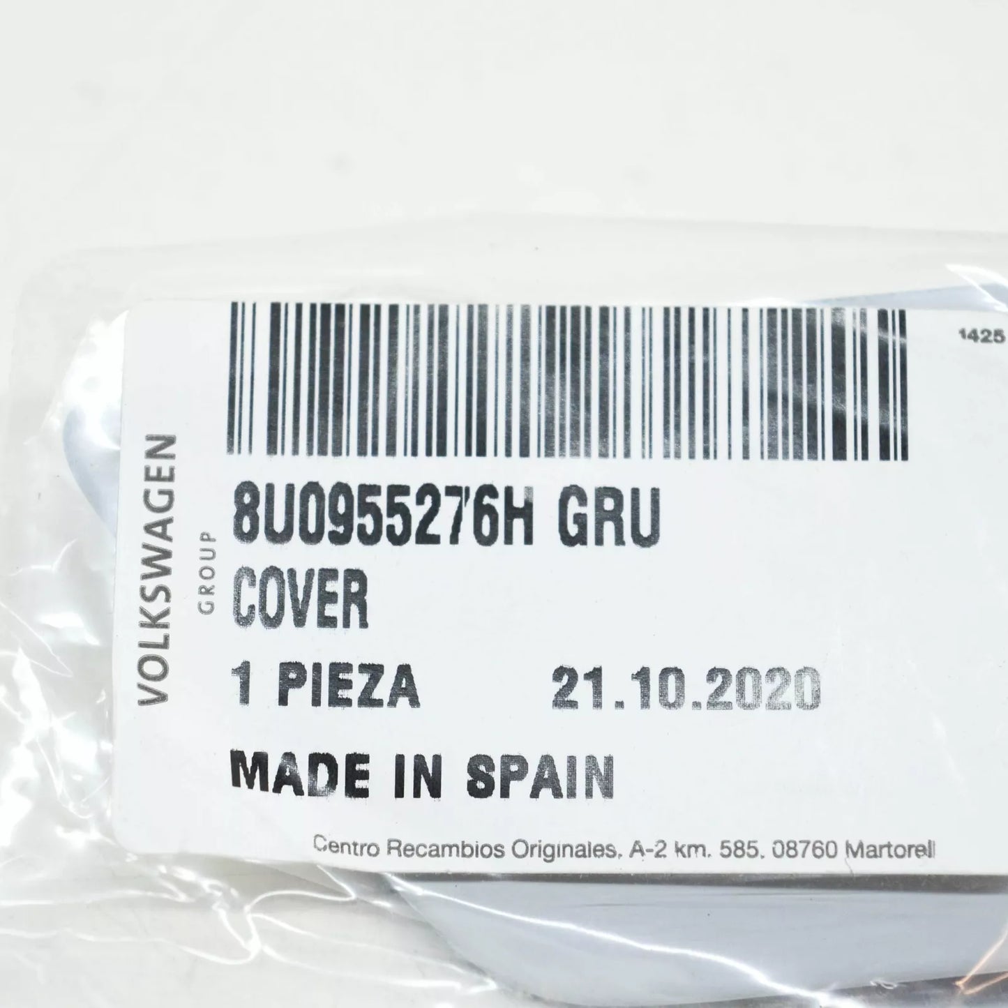 NEW AUDI Q3 8U FRONT BUMPER RIGHT WASHER COVER CAP 8U0955276HGRU ORIGINAL