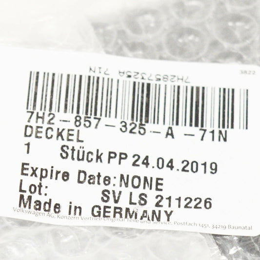 NEW VW TRANSPORTER T5 FRONT DASH ASHTRAY COVER TRIM RHD 7H2857325A71N ORIGINAL