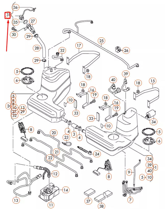 NEW AUDI R8 42 FUEL TANK CAP 420201550D